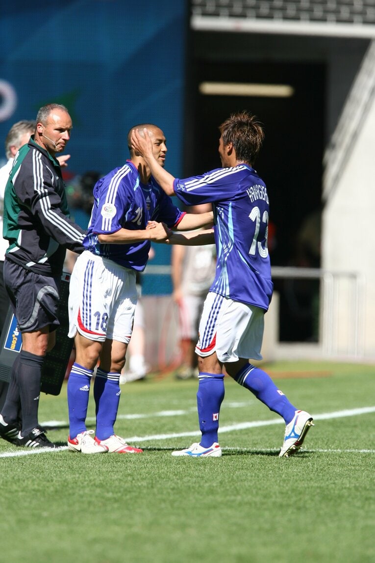 柳沢敦、小野伸二（2006年ドイツW杯）©︎JMPA