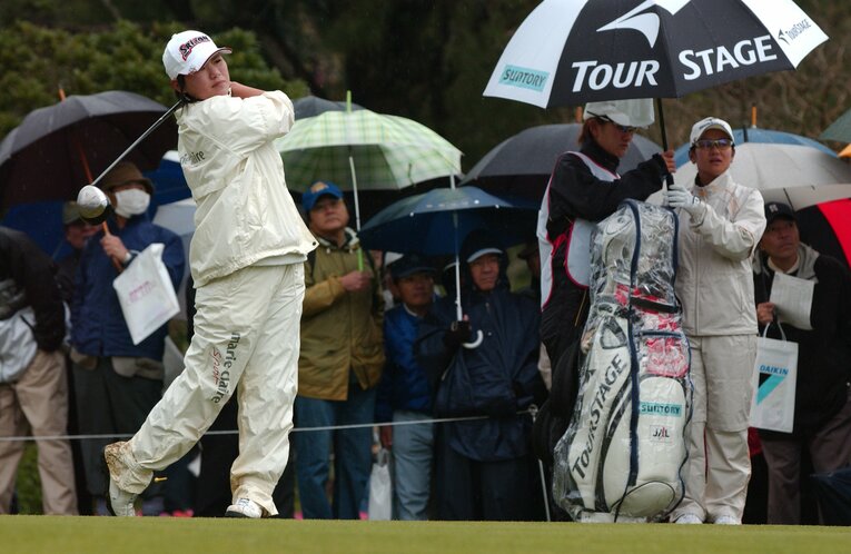 横峯さくら（2005年ダイキンオーキッドレディース）　©Takashi Shimizu