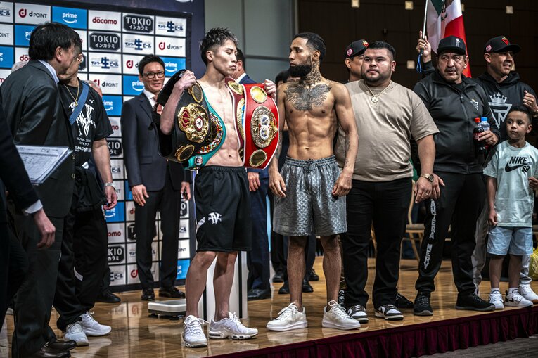 井上尚弥とネリのフォトセッション　©Takuya Sugiyama