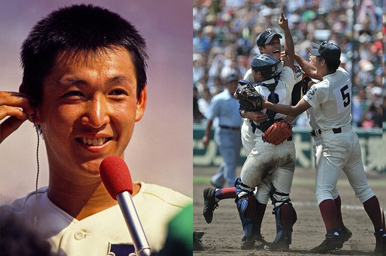 アンケート「あなたが選ぶ『夏の甲子園“史上最強チーム”』」。前編ではランキング10位から6位の結果を発表 ／ photograph by L）AFLO／R）BUNGEISHUNJU