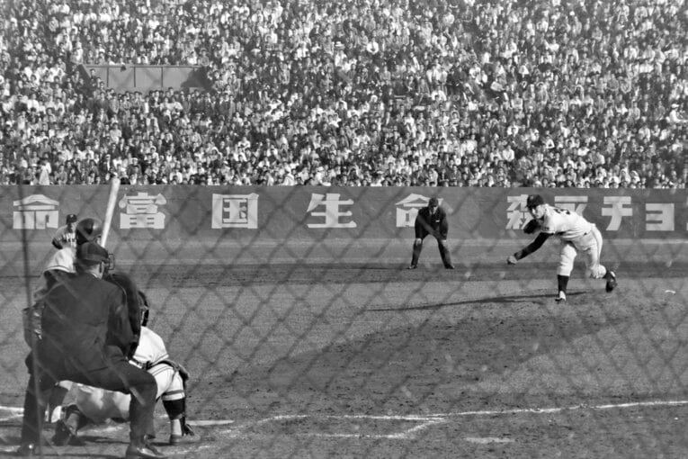 1965年の巨人・金田の投球　©JIJI PRESS