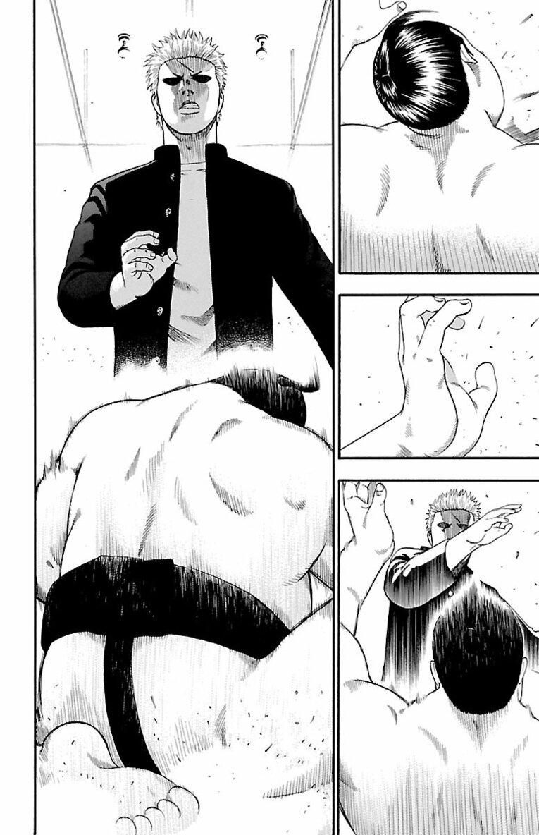 相撲界追放“史上最悪”大関の息子が初めて触れた相撲の世界で見せたのは…？ 父を越え「神の依り代」横綱を目指す！――『バチバチ』第1話(15)