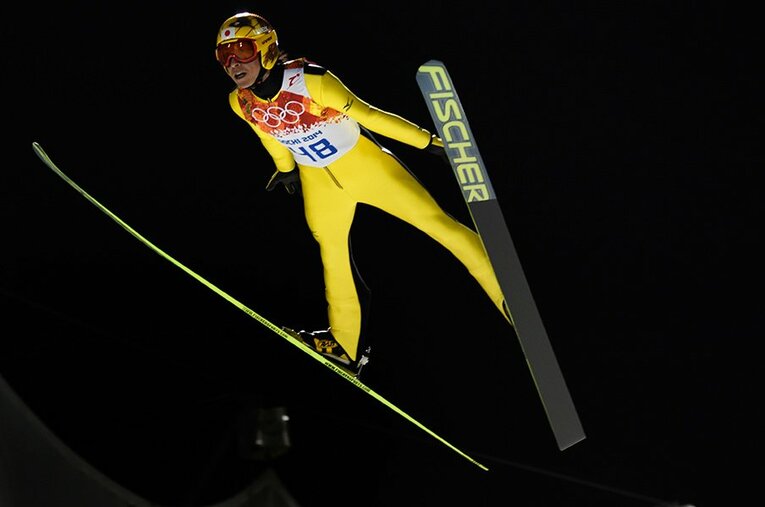 葛西紀明 ／ photograph by Naoya Sanuki/JMPA