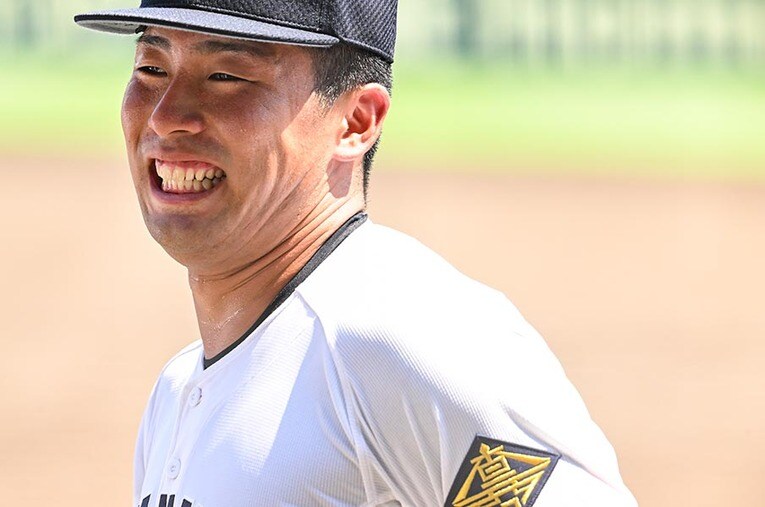豪打でドラフト目玉候補となった高松商・浅野翔吾。プロ野球スカウト視点では打力以外の面にも注目しているという　©Nanae Suzuki