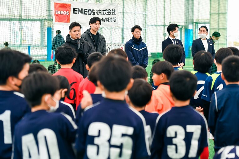 2022年東北人魂のサッカー教室　©︎Miki Sano