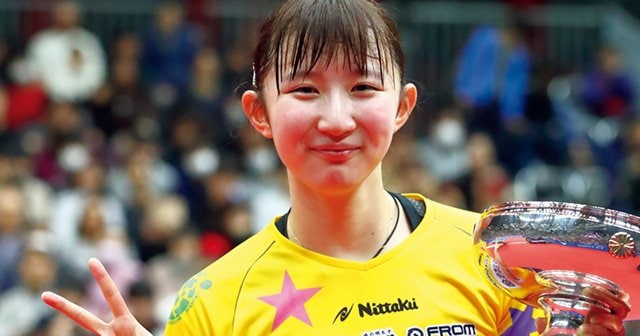 パリ五輪に気持ちを切り替えて。早田ひな、全日本で涙の初V。