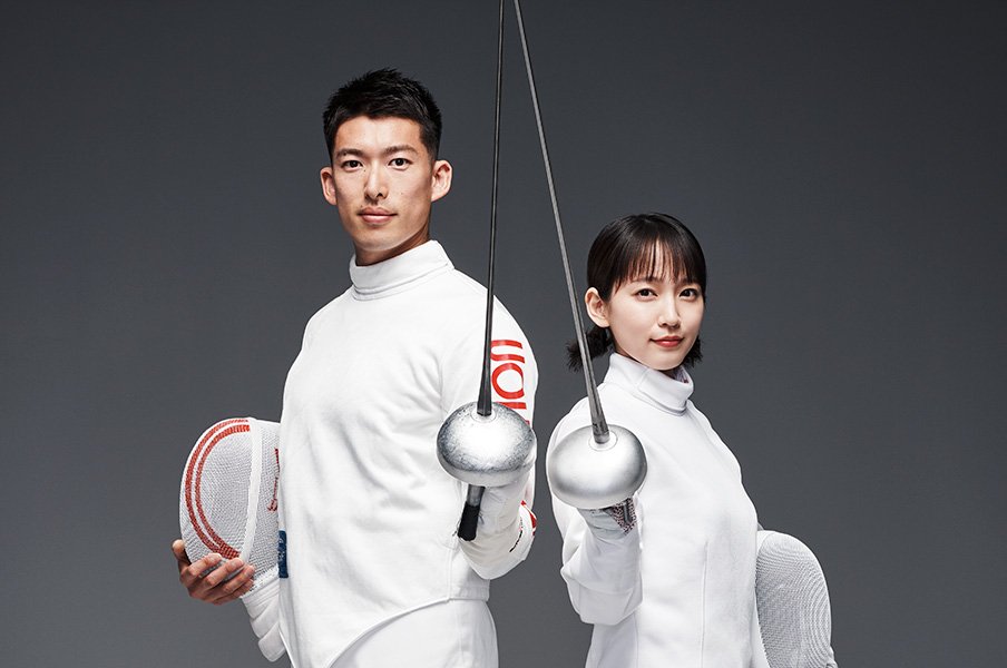 いい顔に迫る資生堂クロストーク「ONE ON ONE」見延和靖(フェンシング選手) × 吉岡里帆(女優)
