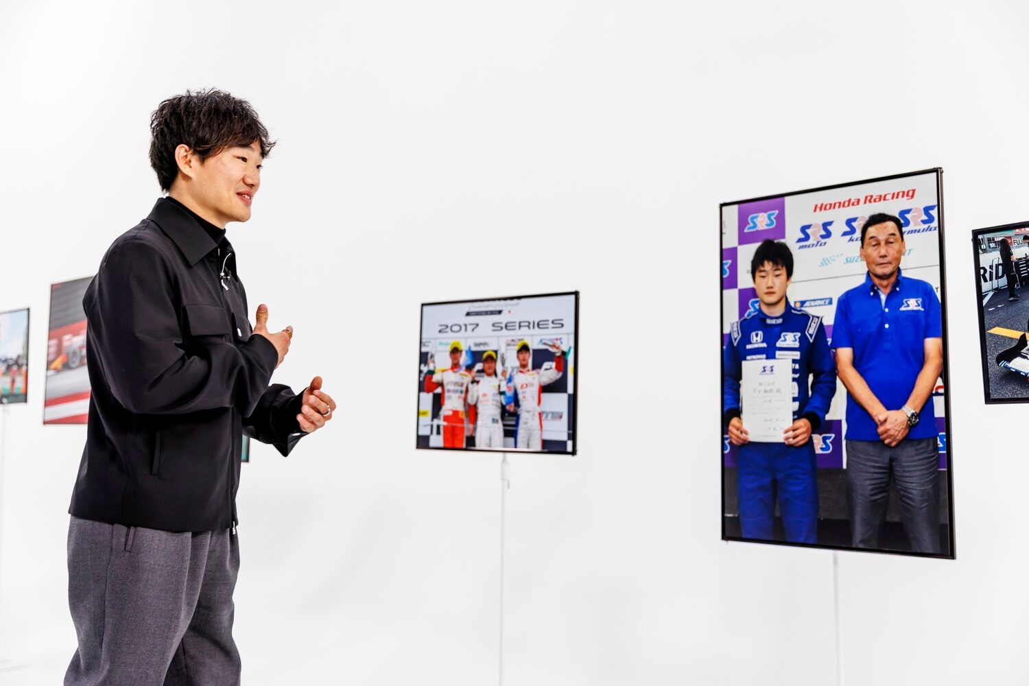 SRS−F校長の中嶋悟の異例の決定により「もう1年レースを続ける」ことにした　©︎Kiichi Matsumoto