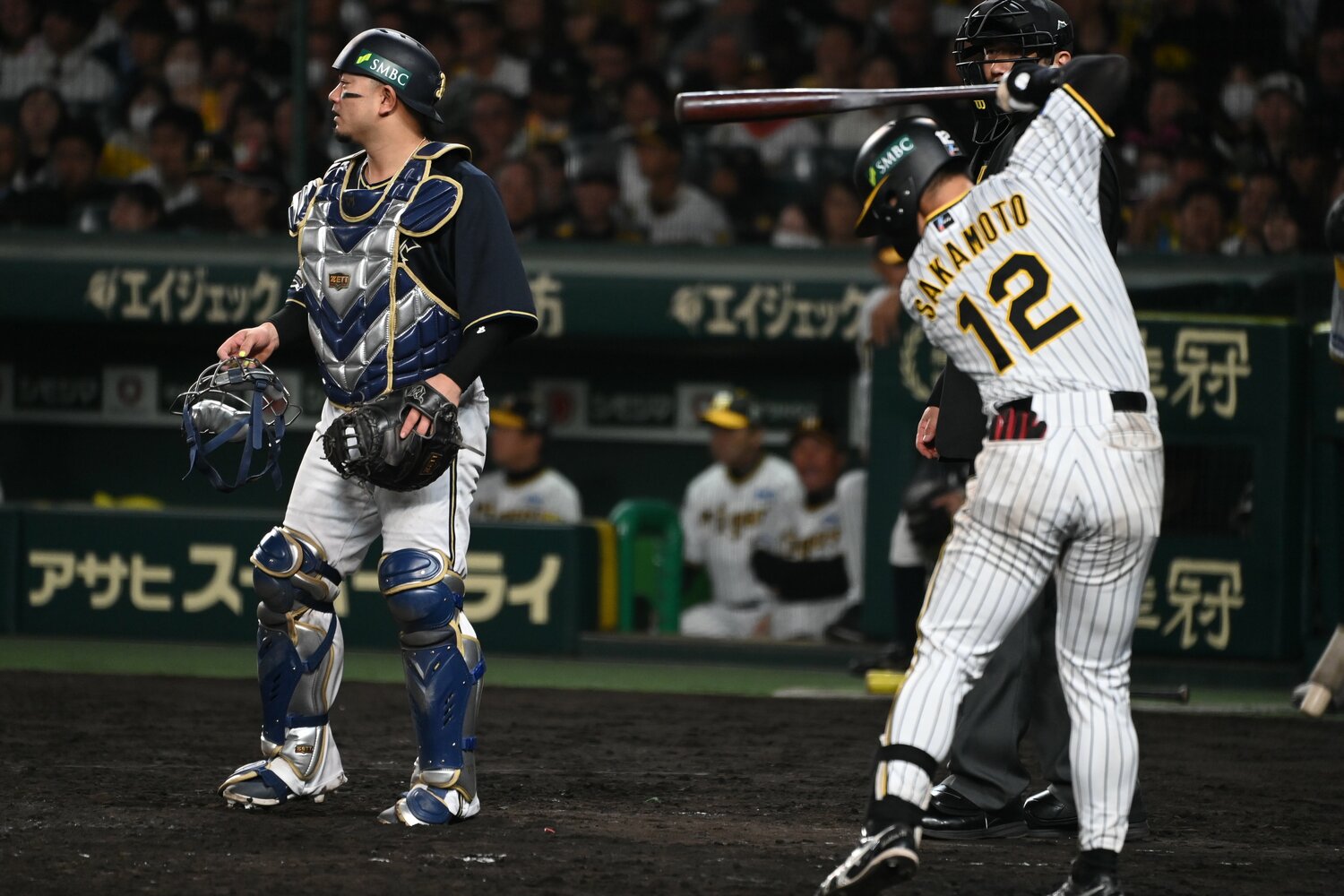 第4戦でオリックスは森友哉がマスクをかぶるも、サヨナラ負けを喫した　©︎Naoya Saunuki