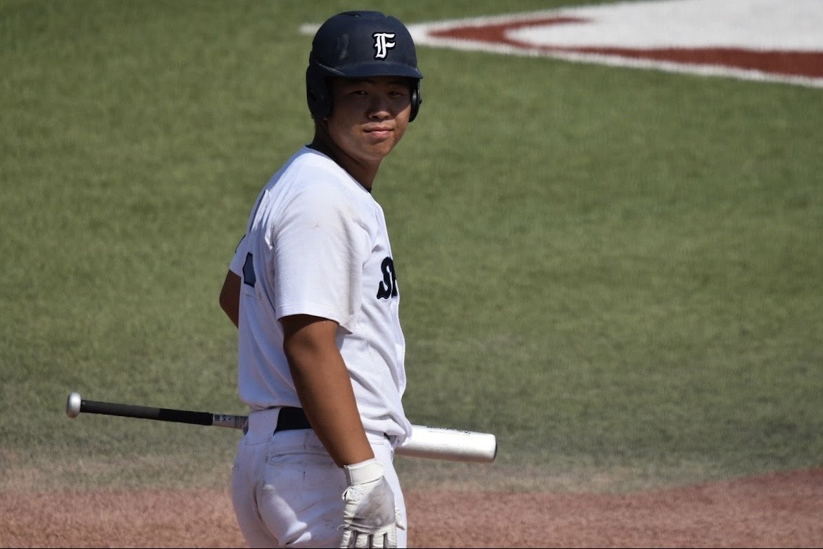 新チームで4番を務める田原口。夏の仙台育英戦では「勝てない相手ではない」という印象を抱いたという／仙台一高野球部提供