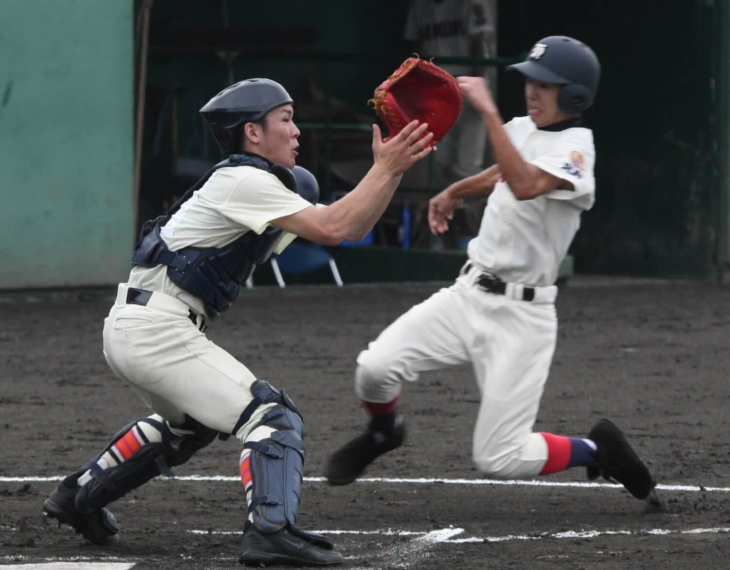 楊志館高校時代の甲斐。育成6位指名からの活躍から「育成の星」とも呼ばれる ©︎KYODO