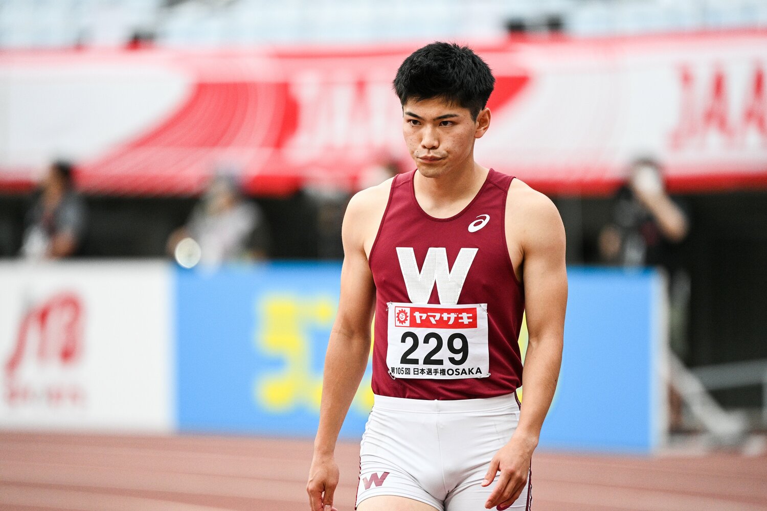 昨年6月の日本選手権にて　©Asami Enomoto