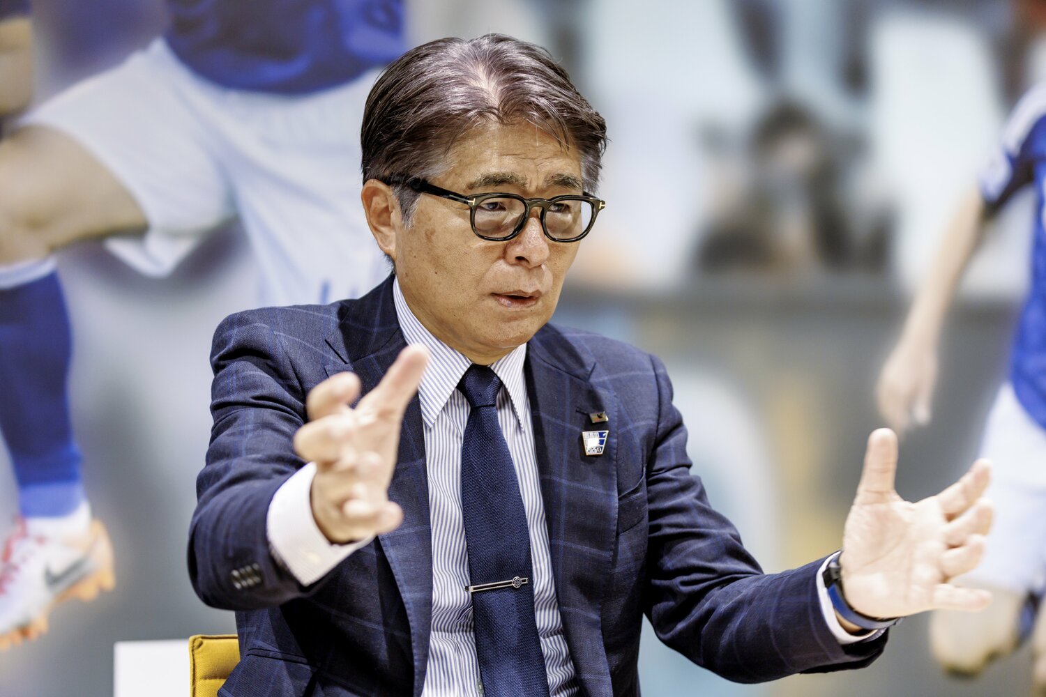 山本昌邦ナショナルチームダイレクター　©Kiichi Matsumoto