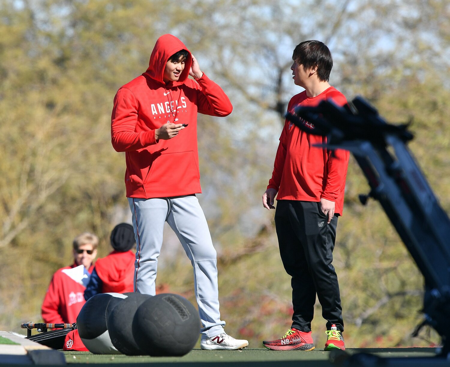 「ひとりじゃ何もできません」と謙遜する大谷だが、同時に米国生活については、水原通訳の存在の大きさについても語っていた　©JIJI PRESS