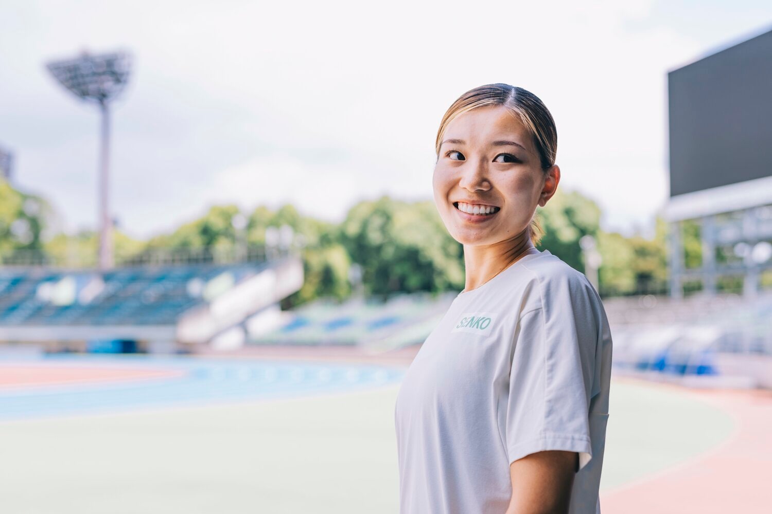 パリ五輪落選後も「あくまで目標は東京世陸」と語っていた高橋（2024年8月撮影）　©Kiichi Matsumoto