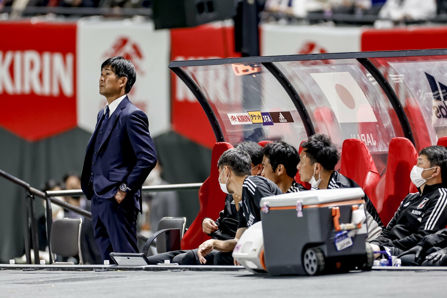 準備期間が限られ日程もタイトなE-1選手権。森保一監督の選手起用にも注目が集まる　©Kiichi Matsumoto/JMPA