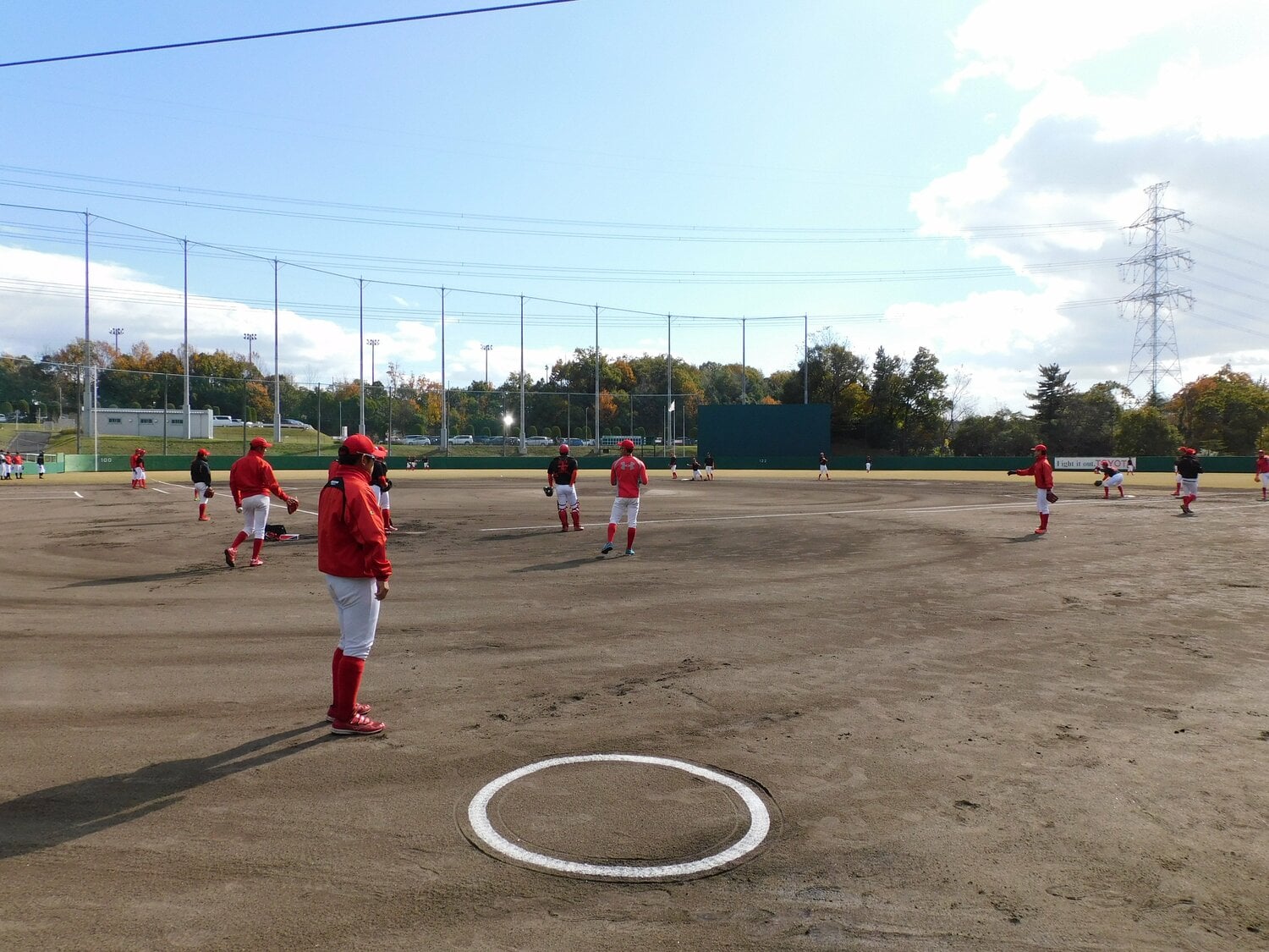 トヨタ自動車野球部のグラウンド　©Jun Aida