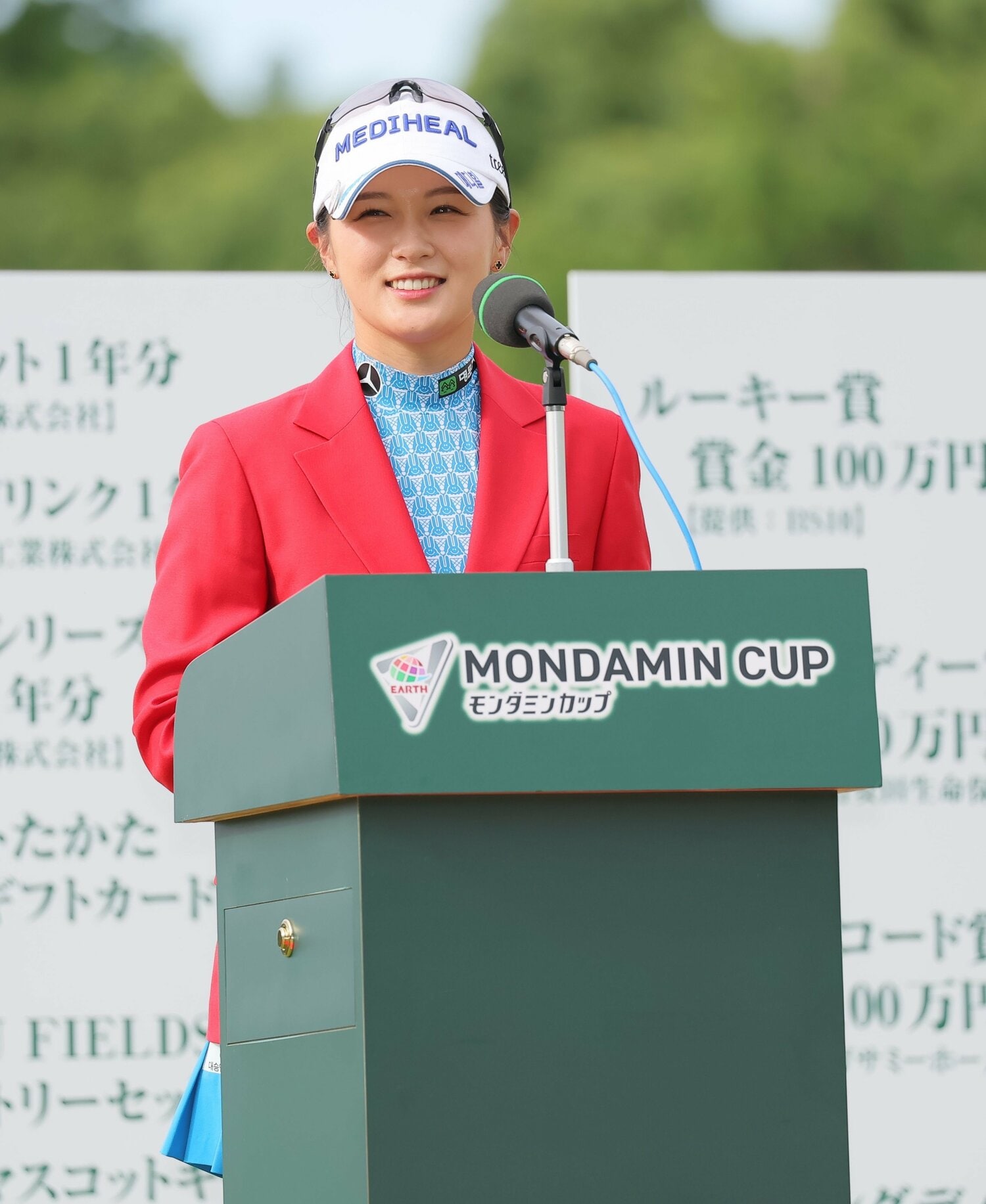 日本ツアー参戦への切符をつかみ取ったパク・ヒョンギョン ©︎SPORTS HOCHI
