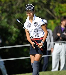 Megumi Kido
1989年12月26日、神奈川県生まれ。全国高等学校ゴルフ選手権優勝を経て'08年プロ入り、今年サマンサタバサGCレディースでツアー初優勝。172cm、56kg。