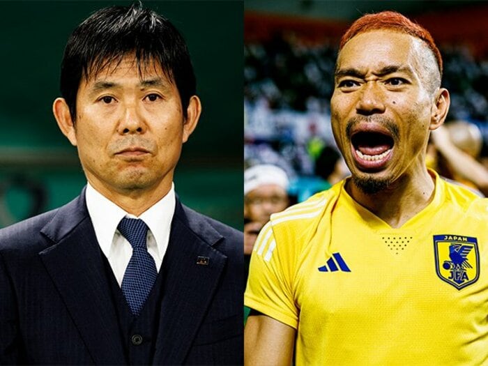 森保監督が“辞任の挫折”で得た経験、「ブラボー！」長友佑都はなぜ“酷評されてもタフ”なのか「ミスしても俺は関係ねえよって…」＜Number Web＞ photograph by Kiichi Matsumoto/JMPA