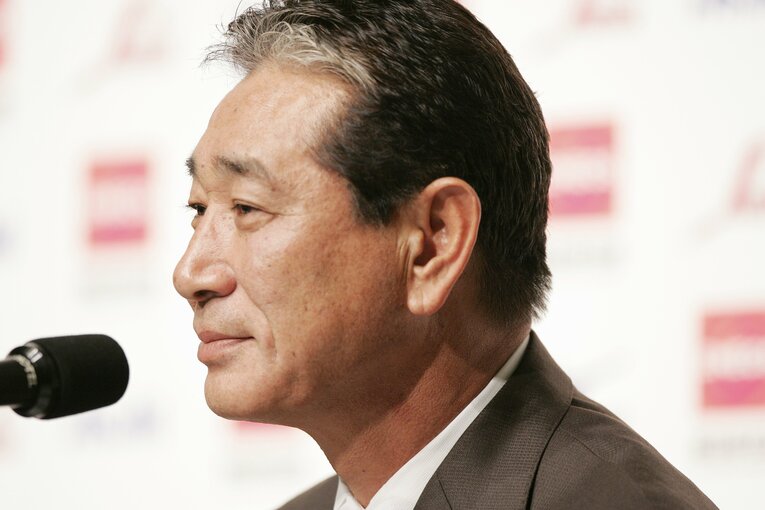 北京五輪で日本代表を率いた星野監督　©Tabun Matsuzono