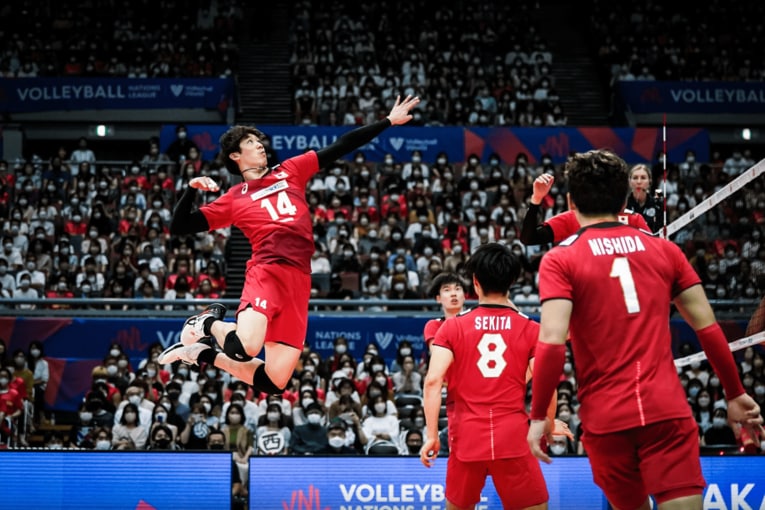 ネーションズリーグ・オーストラリア戦　©︎FIVB