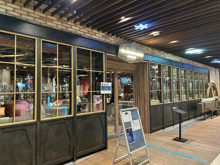スタジアムシティ内にあるクラフトビール専門店