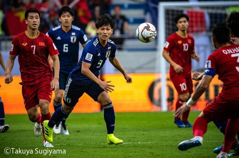 南野拓実 ／ photograph by Takuya Sugiyama