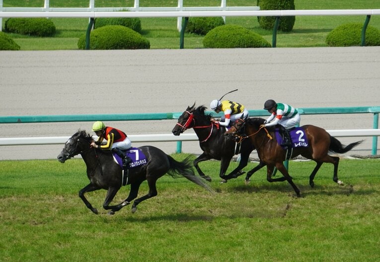 宝塚記念を制した際のクロノジェネシス　©Satoshi Hiramatsu