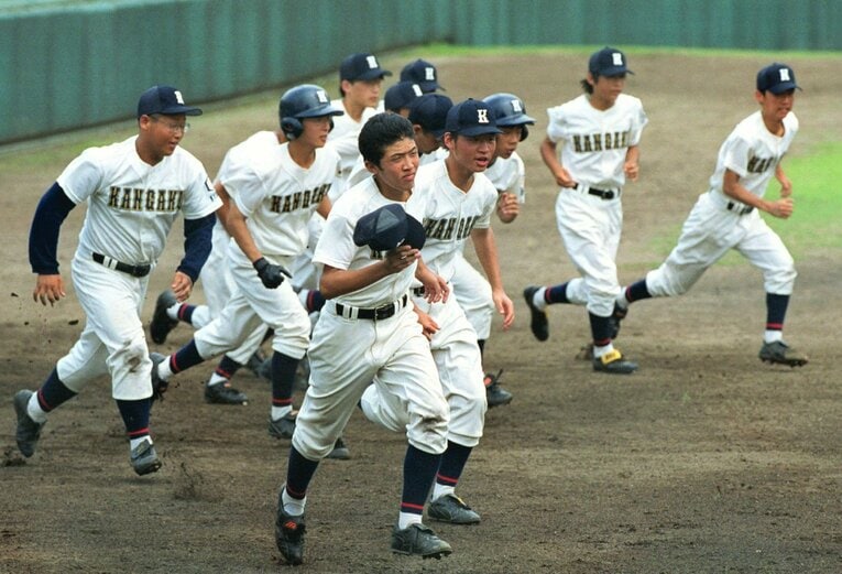 1999年夏の京都韓国学園ナイン　©︎KYODO
