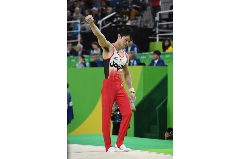 リオ五輪の内村航平 ／ photograph by Asami Enomoto/JMPA