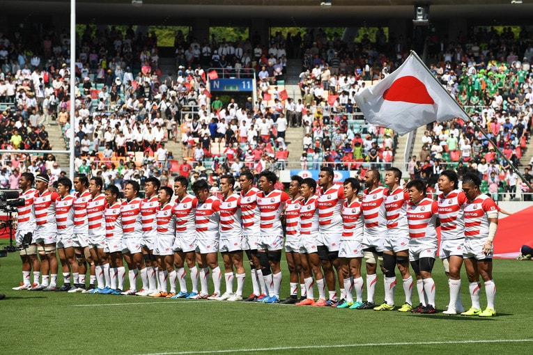 2017年6月17日、アイルランド戦に臨む日本代表