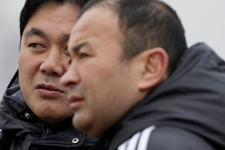 エディー・ジョーンズと清宮克幸（2007年）　©︎Tamon Matsuzono