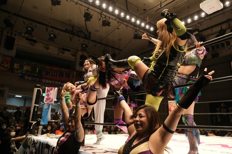 ディアナの試合の様子　©Norihiro Hashimoto