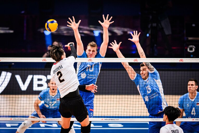 小野寺太志（VNL準決勝スロベニア戦）©︎Volleyball World