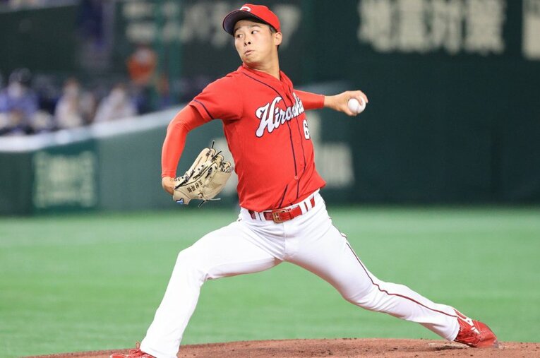 玉村に甲子園経験はないものの、福井県立丹生高校時代には「越前のドクターK」と呼ばれる活躍で、同校を県大会準優勝に導いた ／ photograph by JIJI PHOTO