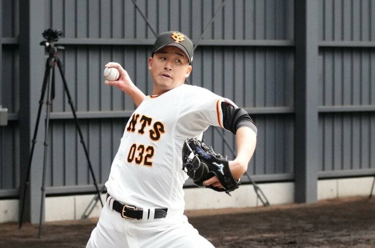 2019年のドラフトで巨人に1位指名された堀田。トミー・ジョン手術を経て、今季は一軍での活躍が期待される ／ photograph by Sankei Shimbun