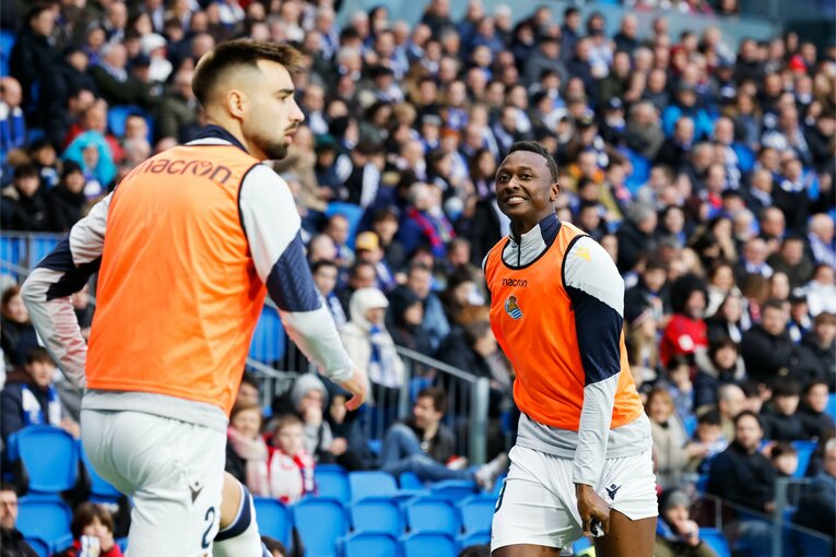 国王杯で大ブレーキとなったサディクがアップに出ると、温かい拍手が送られた　©Daisuke Nakashima