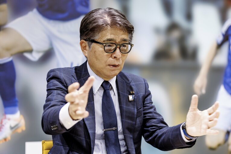 山本昌邦ナショナルチームダイレクター　©Kiichi Matsumoto