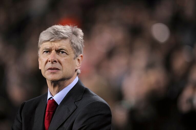 アーセナル監督時代のベンゲル　©Takuya Sugiyama