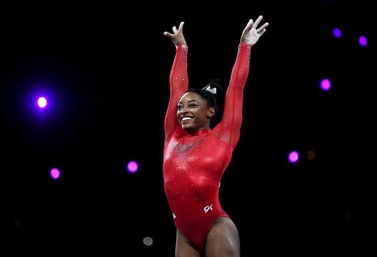 リオ五輪女子体操4冠のシモーネ・バイルズ　©Getty Images