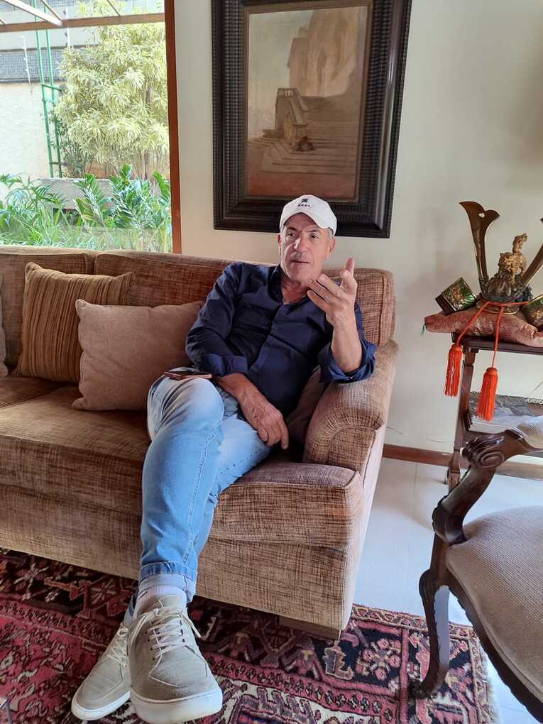 取材に応じてくれたカレッカ　©Hiroaki Sawada