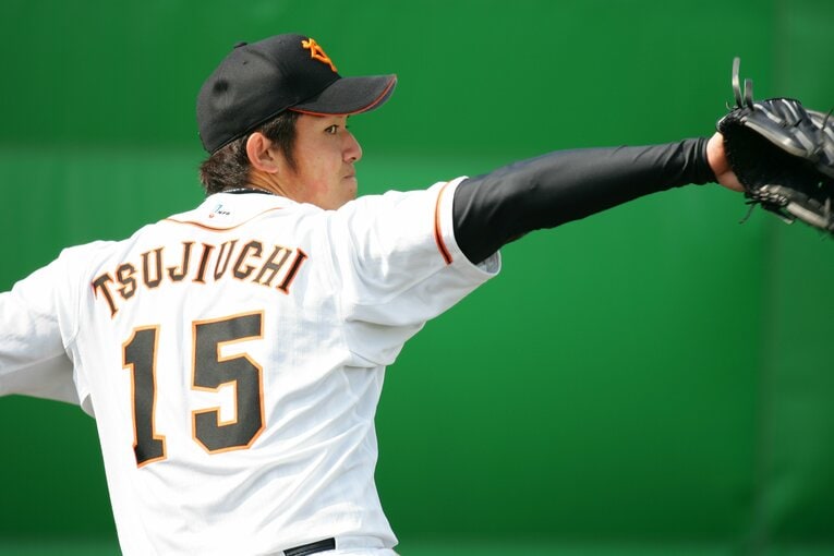 ルーキー時代の辻内　©︎Koji Asakura