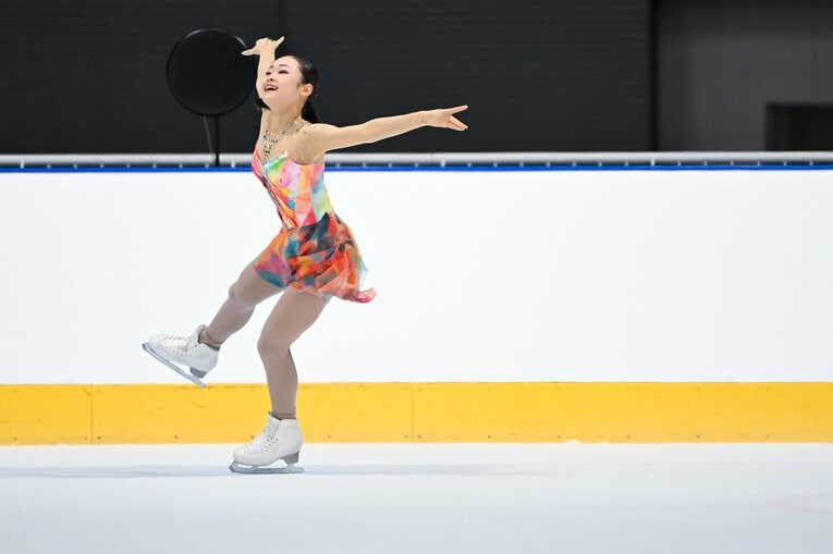 木下グループ杯、島田麻央のFS演技　©️Asami Enomoto