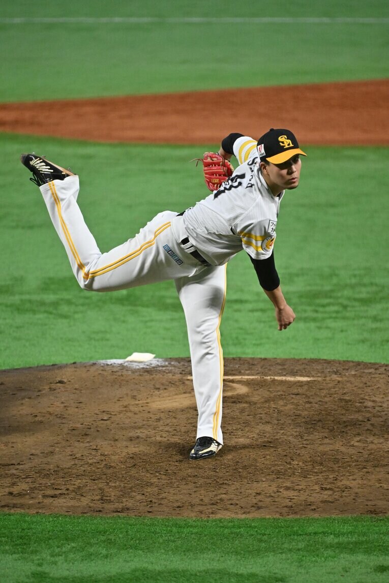 「お化けフォーク」が代名詞となった現メッツの千賀滉大は愛知県の蒲郡高の出身。県大会では3回戦が最高だった　©Hideki Sugiyama