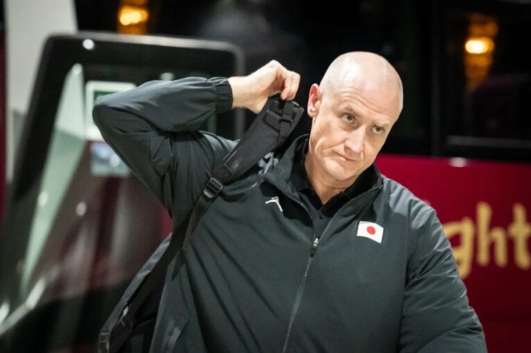 日本選手の代表へのモチベーション低下に悩んだというホーバスHC　©FIBA