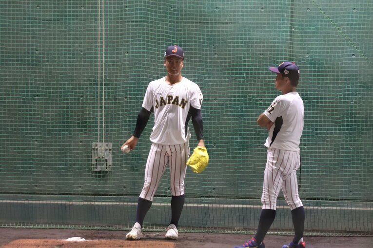 甲子園に出られなかった雪辱を国際舞台で果たしたいという中野　©Fumi Sawai