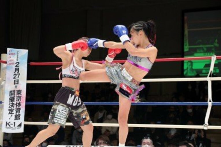 2021年10月のKrush初参戦で判定勝ち　©K-1