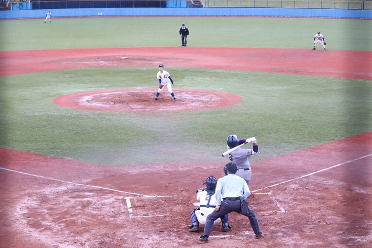 決勝戦の打席シーン　©Genki Taguchi