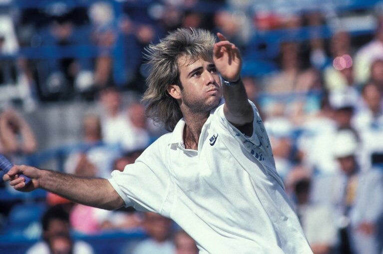 アンドレ・アガシ ／ photograph by Getty Images